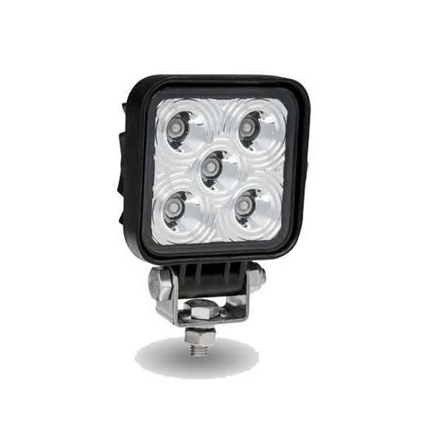 3 Inch Square 5 Diode Cree LED Mini Work Lamp With Spot Beam 1200 Lumen 3 Inch Square 5 Diode Cree LED Mini Work Lamp With Spot Beam 1200 Lumen