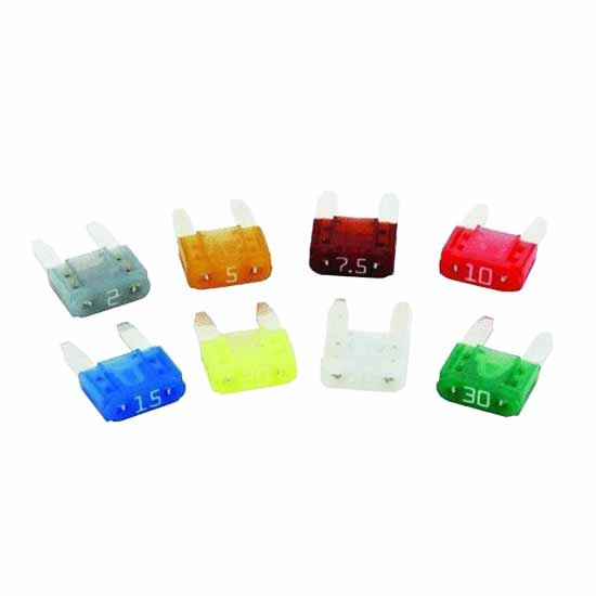 Mini Spade Type Fuse Assortment Kit - 8 Pack