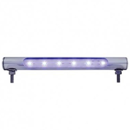 6 LED Stainless Steel Tube Light - Blue LED
