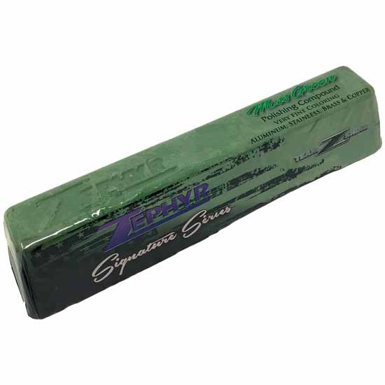 Zephyr Platinum Moss Green Polishing Rouge Bar - Signature Series - 2 Pounds