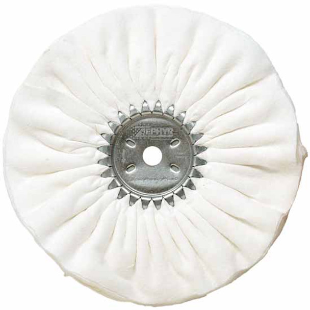 10 Inch White Domet Flannel Airway Buffing Wheel 10 Inch White Domet Flannel Airway Buffing Wheel