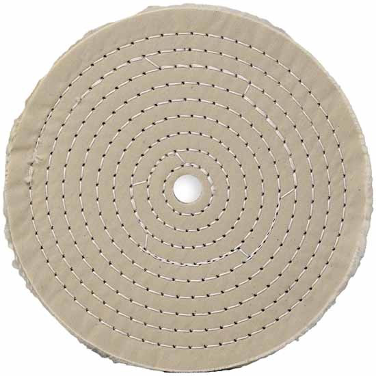 Zephyr Chrome Polishing Cotton Muslin Buffing Pad 50 Ply