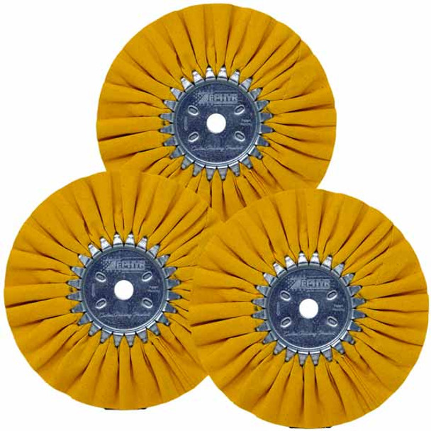 Zephyr Yellow Airway Medium/Heavy Cutting Wheel - Pack Of 3 Zephyr Yellow Airway Medium/Heavy Cutting Wheel - Pack Of 3
