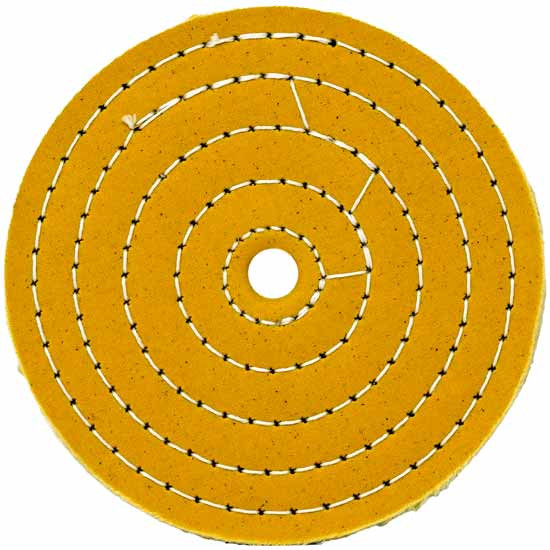 6 Inch Yellow Treated Muslin 40 Ply - Light To Medium