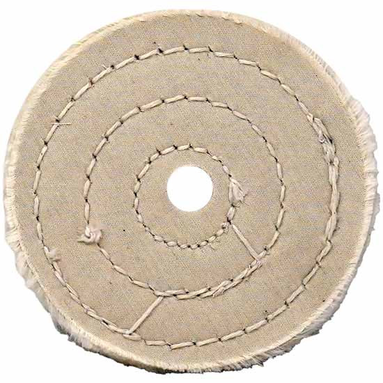 4 Inch Cotton Muslin 50 Ply - 3 Rows Sewn