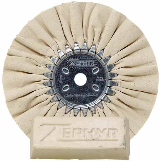 Zephyr White Airway Wheel W/ White Rouge Bar