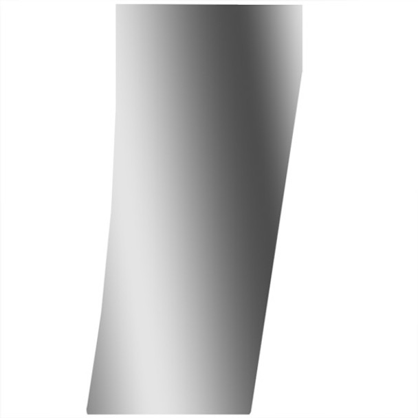 Stainless Steel Blank Cowl Panel For Peterbilt 389 W/ DPF