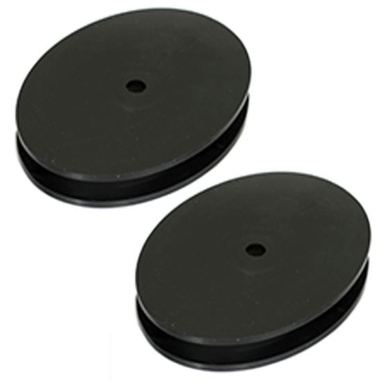 3 X 4.5 Inch Oval Valve Stem Stabilizers For Steel Wheels - Pairs