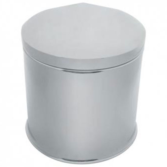 Chrome Rear Pointed Hub High Hat W/ Removable Cap - 2 Piece