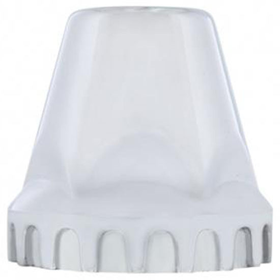 33MM X 2 Inch Chrome Low Rider Nut Cover - Thread On For Hub Piloted Wheels