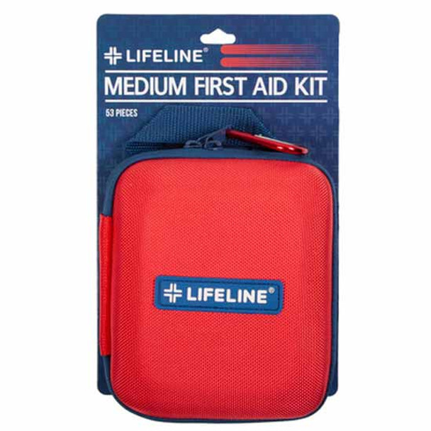 53 Piece Lifeline Medium First Aid Kit With Sturdy Hard Shell 53 Piece Lifeline Medium First Aid Kit With Sturdy Hard Shell