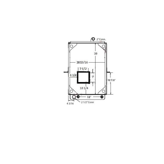 BESTfit Copper Brass 3 Row Radiator Replaces 1003339 For Mack MR