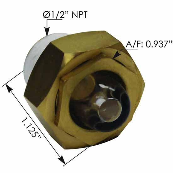 Coolant Reservoir Sight Cap Replaces 20Q5238 & 21430050 For Mack