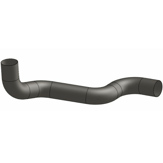 BESTfit 4 Inch Bend Aluminized Steel Exhaust Elbow Replaces 25173909 For Mack CV713