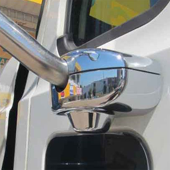 Chrome Lower Door Mirror Bracket Cover For Mack Vision