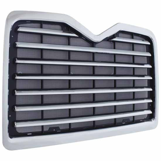Chrome Plastic Grille With Bug Screen For Mack CXU613 Pinnacle