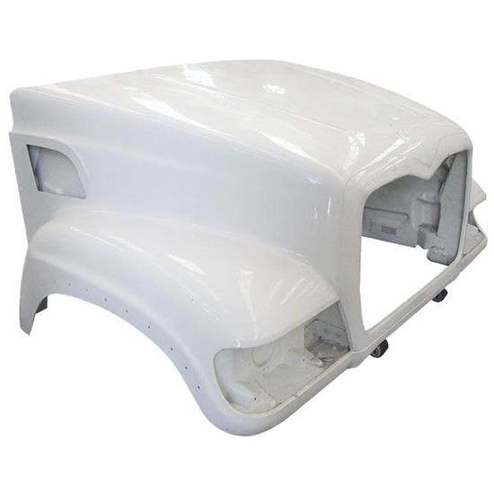 BESTfit Fiberglass Hood Replaces 1QM5915M12 For Mack CV713 Granite Set Forward Axle