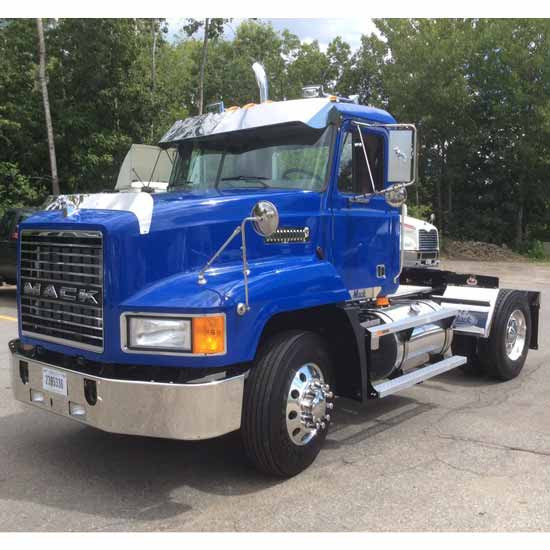 Jones Performance Fiberglass Hood W/ 53.5 Inch Centerline & Fenders For Mack CH SBA 1989-2004 Replaces OE 1QM-5681AM, 1QM-5681BM, 25122195