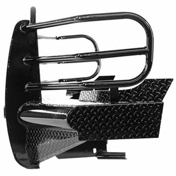 Legend Series Black Steel Front Bumper W/ Grille Guard, Fog Light Holes For Silverado 2500HD/3500 2001-2002 Legend Series Black Steel Front Bumper W/ Grille Guard, Fog Light Holes For Silverado 2500HD/3500 2001-2002