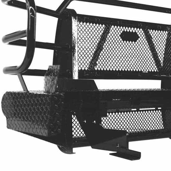 Legend Series Black Steel Front Bumper W/ Grille Guard For Silverado 2500HD/3500HD 2015-2019