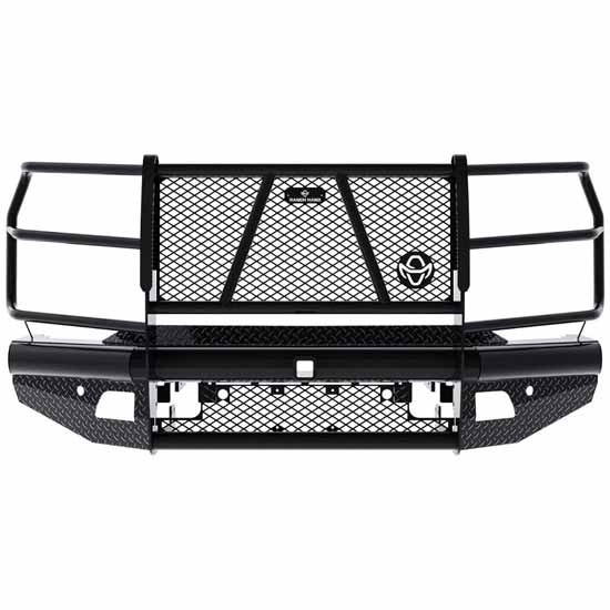Legend Series Black Steel Front Bumper W/ Grille Guard, Sensors For Silverado 2500HD/3500HD 2020