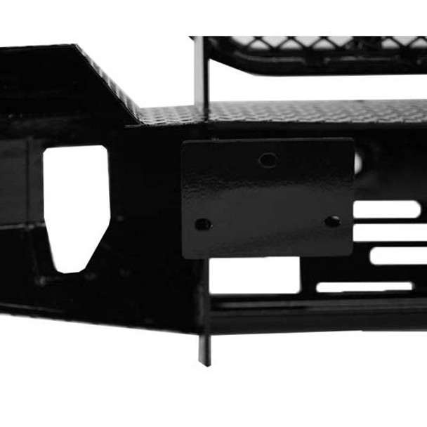 Summit Black Steel Front Bumper W/ Grille Guard, Sensors For Chevrolet Silverado 1500 2016-2018