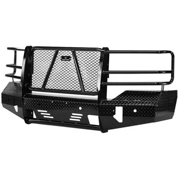 Summit Black Steel Front Bumper W/ Grille Guard, Sensors For Chevrolet Silverado 1500 2016-2018