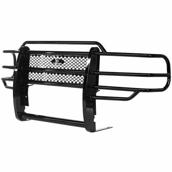 Legend Series Black Steel One Piece Grille Guard For Chevrolet Silverado 1500, Suburban 1500, Tahoe