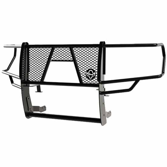 Legend Series Black Steel One Piece Grille Guard W/ Camera For GMC Sierra 2500HD/3500HD 2020-2020