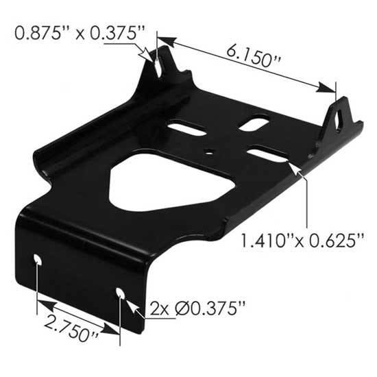 BESTfit Inner Bumper Bracket Replaces 82722750 For Volvo VNL Gen II 2004-2018