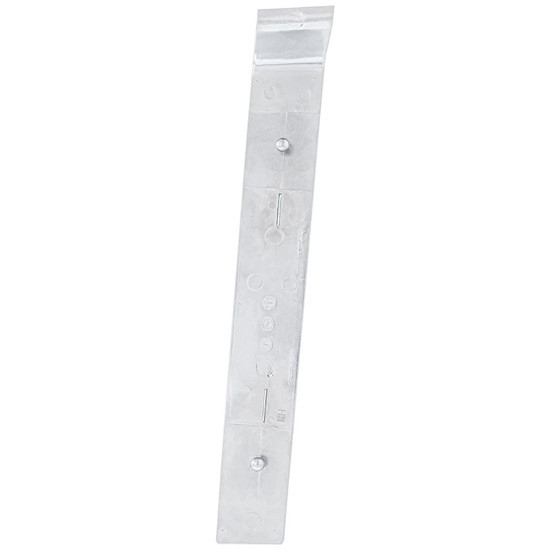 ABS Plastic Center Bumper Side Trim - Satin Silver - Passenger Side For Volvo VNL Gen III