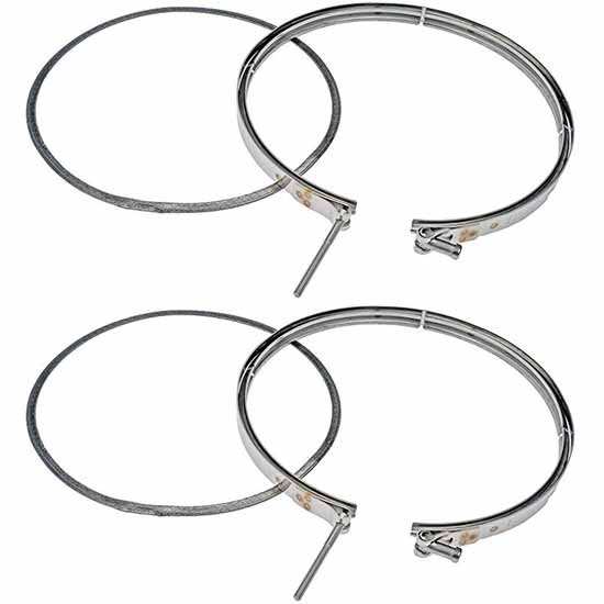 DPF Clamp Kit With Gaskets For Volvo VNL Gen II