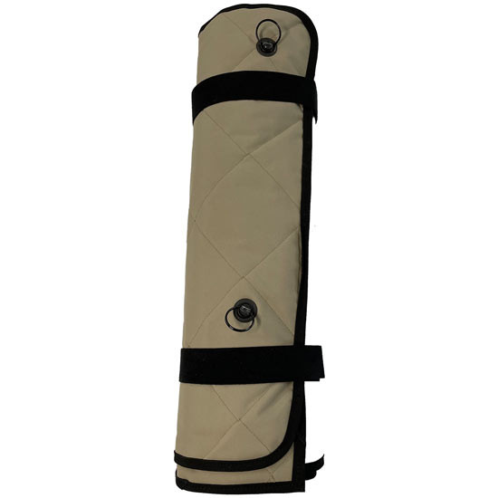 Robert James 3 PC Zeneclipse Blackout Front Window Covers - Black / Khaki For Volvo VNL Gen II 2004 - 2018