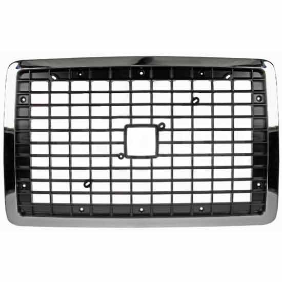 Volvo VNL Gen II Black Plastic Grille With Chrome Trim By BESTfit Replaces 85122291