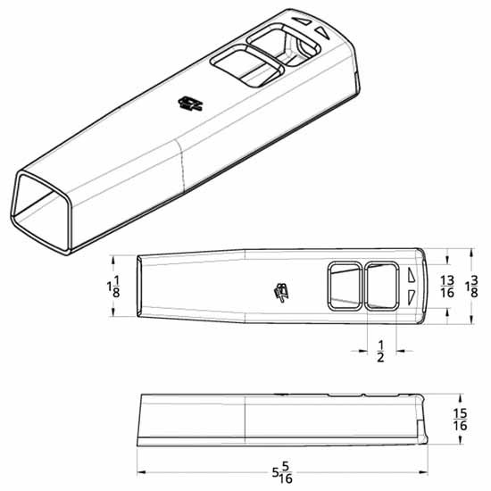 Chrome Plastic Wiper Lever Cover For Volvo VNL Gen II