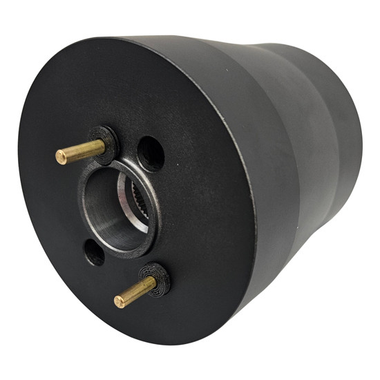 Black 3 To 5 Hole Hub Adapter W/ For 1995 To 2002 Volvo FH Models