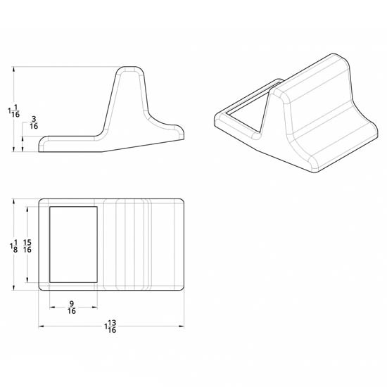 Chrome Toggle Switch Cover For Volvo VNL & VT880