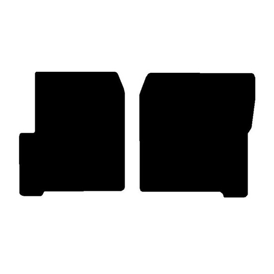 Black Front Floor Mats For Volvo VNL Gen I