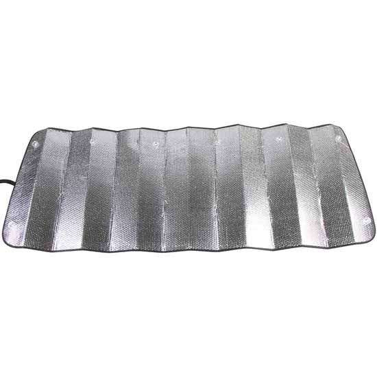 Accordion-Fold Polyethylene Bubble Reflective Thermal Windshield Sunshade For Volvo VNL 2002-2020