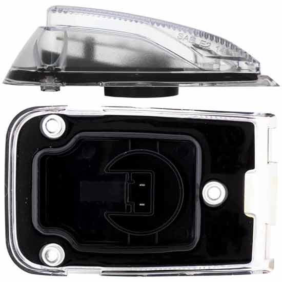 Volvo VNL Side Indicator Light Amber LED Clear Lens Replaces OE 20895320