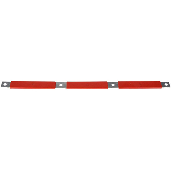 Red Positive Battery Bar With 1 Copper Conductor, 2.7 Inch For Volvo VNL Gen I, Gen II, VN & VNM