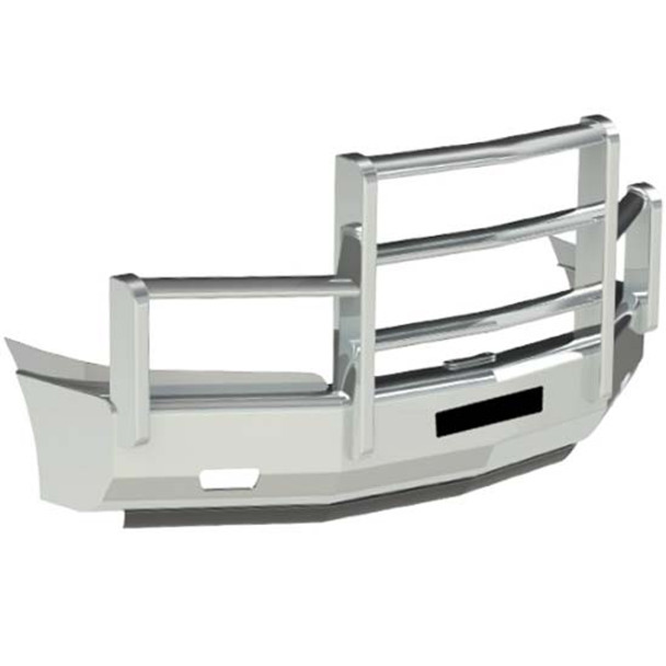Herd AeroPLUS 4 Post Grille Guard Bumper With Slam Latch, Lift Assist For Western Star 5700XE 2016-2017