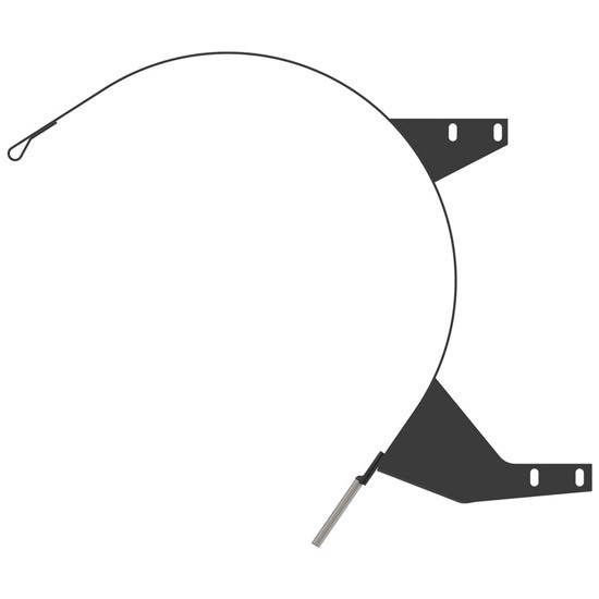 Aluminum Fuel Tank Strap With Step Bracket Replaces 43207F3458 For Western Star With 22 Inch Fuel Tank