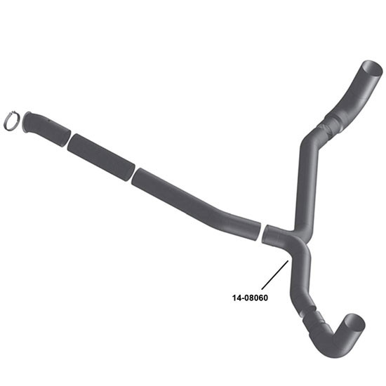 BESTfit 5 Inch OD / ID Exhaust Y-Pipe Replaces 23527-3438 For Western Star Heritage 4964