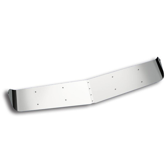 Stainless Steel Plain Style Sun Visor For Western Star 4964EX, 4964FX, 4700SF