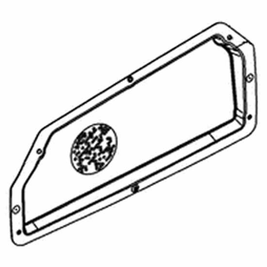 Driver Side Hood-Mounted Air Intake Screen For Western Star 4700 SFA