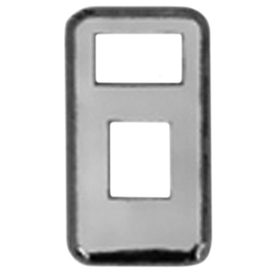 Chrome Plastic Fuel Rocker Switch Cover For Western Star