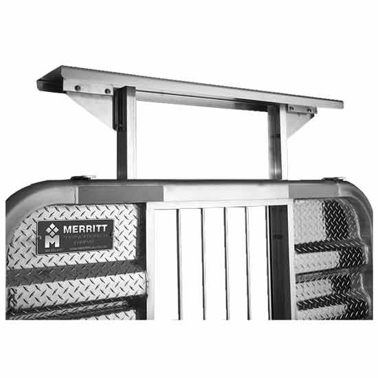 Merritt Beacon Light Bracket For Cab Racks - Aluminum 39.5 X 9.25 X 37.375 Inch