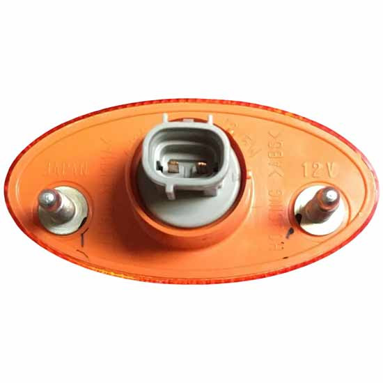 Oval Side Turn Signal Lamp - Amber LED / Amber Lens For Hino 238, 358, 368, 338