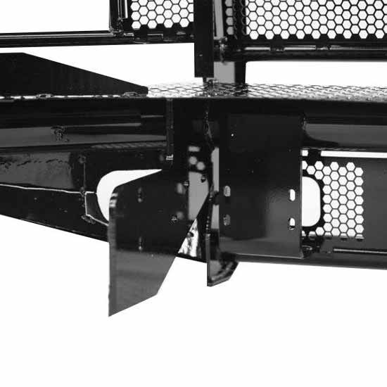 Legend Series Black Steel Front Bumper W/ Grille Guard For Ram 1500 Mega Cab, 2500/3500 2006-2009